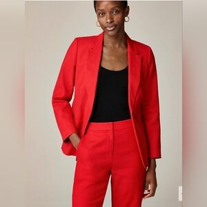 J. Crew size 18 Helena blazer in stretch linen blend